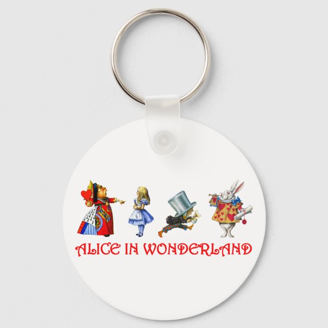 ALICE IN WONDERLAND KEYCHAIN (Front)
