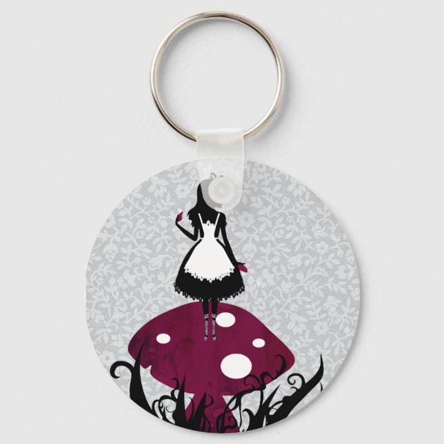 Alice in Wonderland Keychan Keychain (Front)