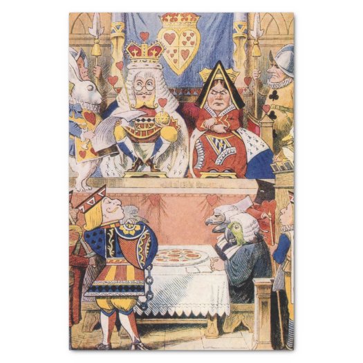 Alice in Wonderland Knave of Hearts Decoupage 