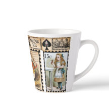 Alice In Wonderland Latte Mug
