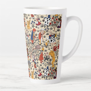 Alice in Wonderland Latte Mug