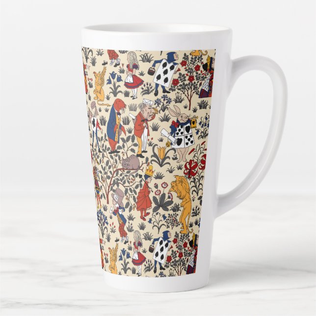 Alice in Wonderland Latte Mug (Right)