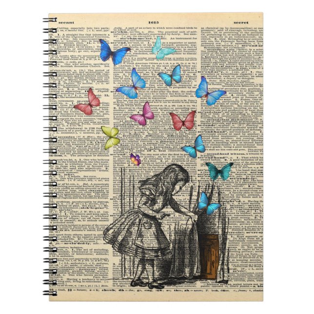 Alice In Wonderland - Let The Adventure Begin Notebook (Front)