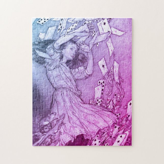 Alice In Wonderland Lewis Carroll Rackham Jigsaw Puzzle (Vertical)