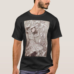 Alice In Wonderland Lewis Carroll Rackham T-Shirt