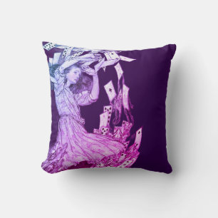 Alice In Wonderland Lewis Carroll Rackham Throw Pillow
