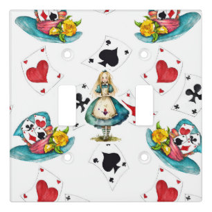 Alice in Wonderland Light Switch Cover