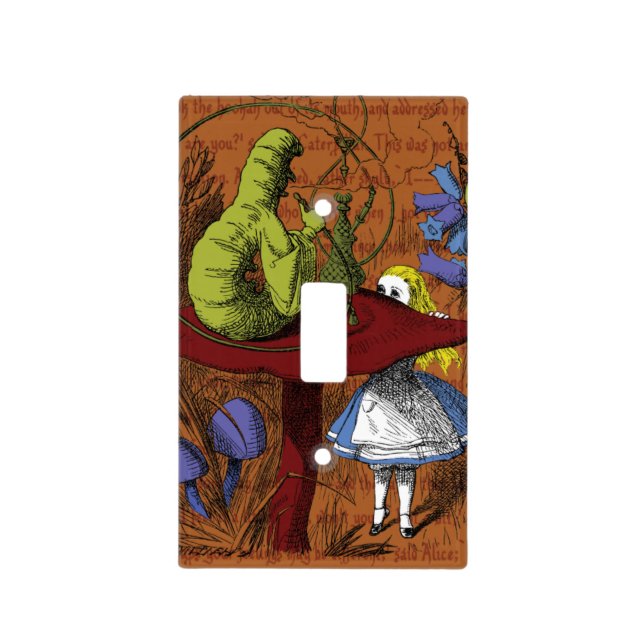 Alice in Wonderland Light Switch Cover (Front)