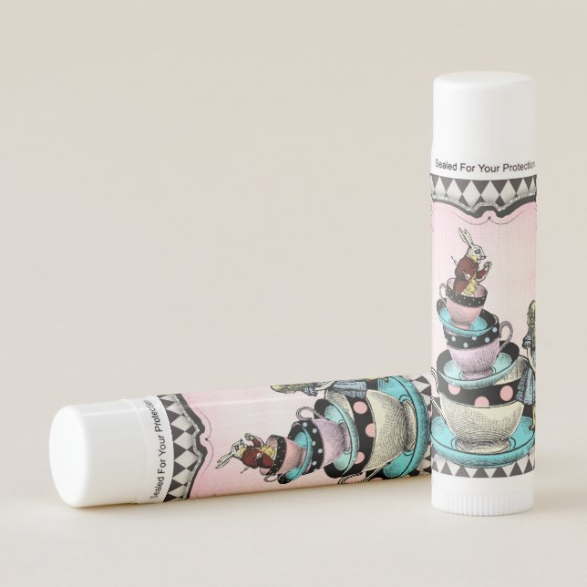 Alice in Wonderland Lip Balm Favors (Front)