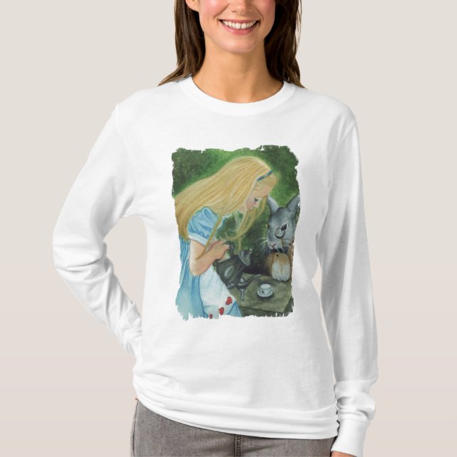 Alice in Wonderland Long Sleeve T-Shirt (Front)