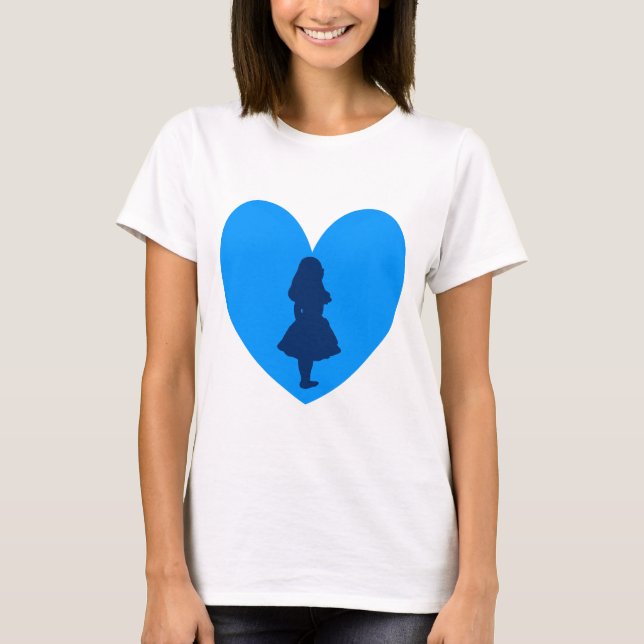 Alice in Wonderland Love T-Shirt (Front)