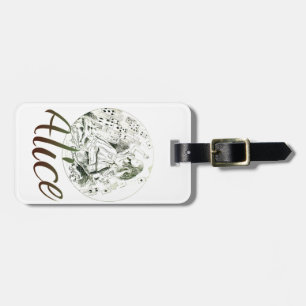 Alice in Wonderland Luggage Tag