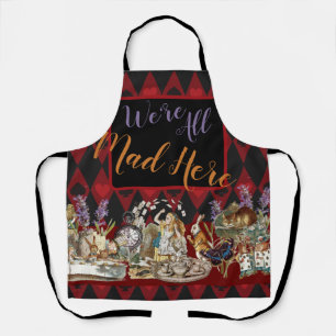 Alice in Wonderland Mad Cheshire Cat Apron