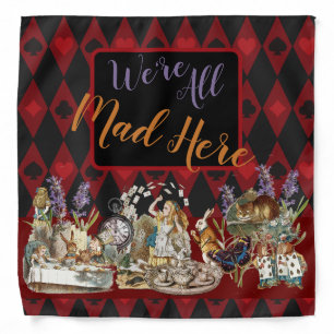 Alice in Wonderland Mad Cheshire Cat Bandana