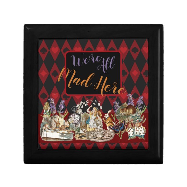 Alice in Wonderland Mad Cheshire Cat Gift Box (Front)