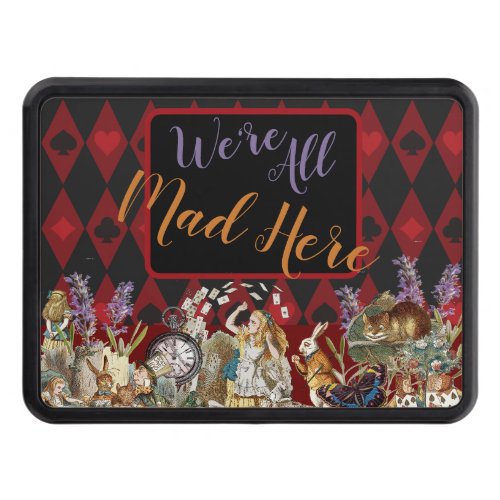 Alice in Wonderland Mad Cheshire Cat Hitch Cover