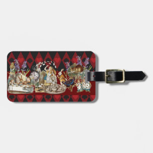 Alice in Wonderland Mad Cheshire Cat Luggage Tag