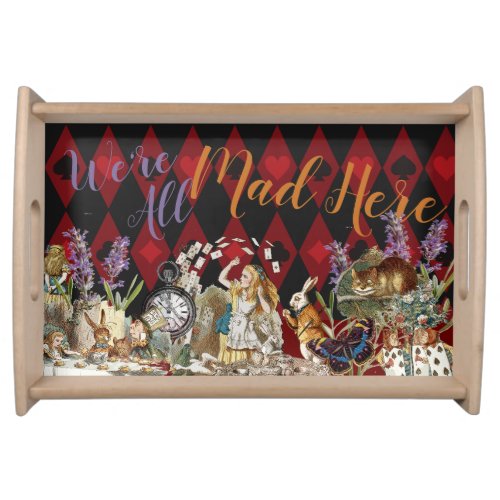 Alice in Wonderland Mad Cheshire Cat Serving Tray