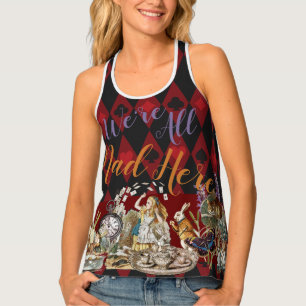 Alice in Wonderland Mad Cheshire Cat Tank Top