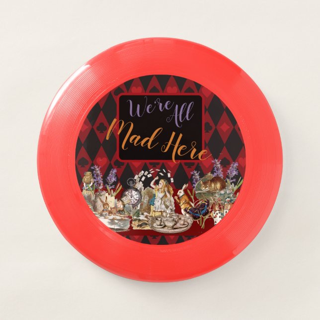 Alice in Wonderland Mad Cheshire Cat Wham-O Frisbee (Front)