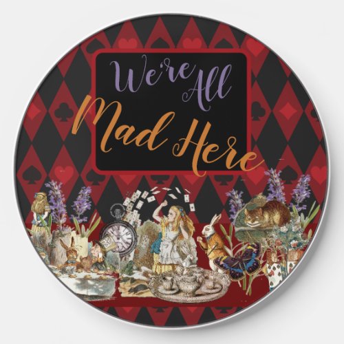 Alice in Wonderland Mad Cheshire Cat Wireless Charger