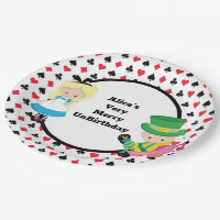 Alice in Wonderland Plates Vintage Style Paper Plates Mad Hatters