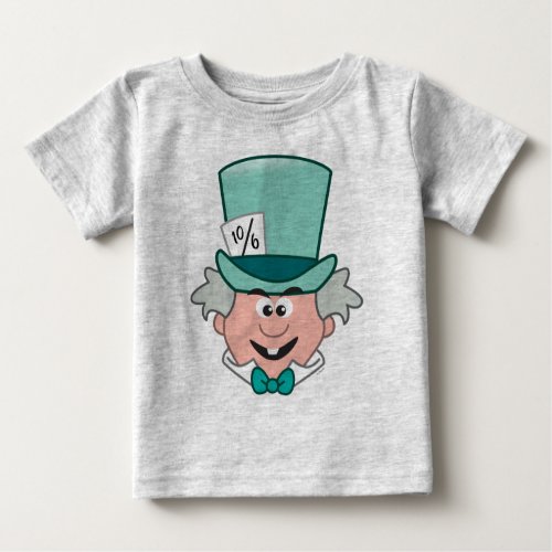 Alice in Wonderland  Mad Hatter Emoji 2 Baby T_Shirt