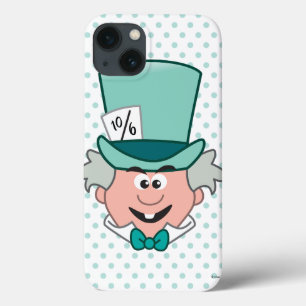 Alice in Wonderland   Mad Hatter Emoji iPhone 13 Case