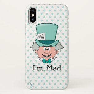 Alice in Wonderland Mad Hatter Emoji iPhone X Case