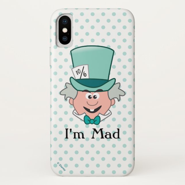 Alice in Wonderland | Mad Hatter Emoji Case-Mate iPhone Case (Back)