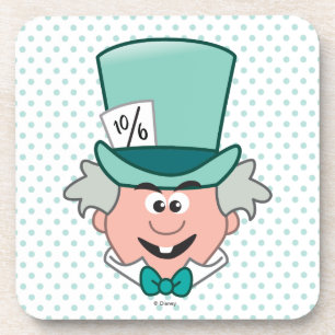 Alice in Wonderland   Mad Hatter Emoji Coaster