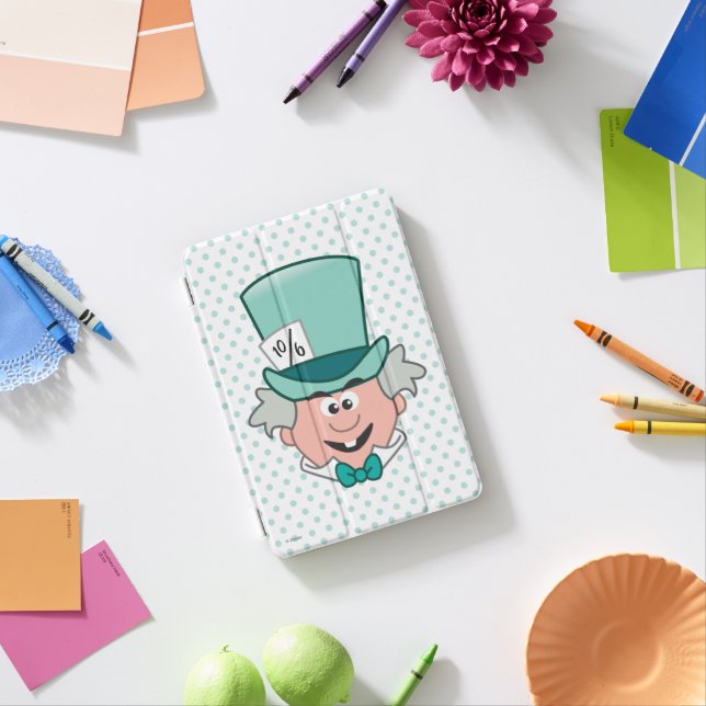 Alice in Wonderland | Mad Hatter Emoji iPad Mini Cover (In Situ)