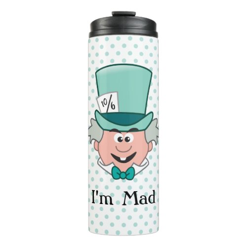 Alice in Wonderland  Mad Hatter Emoji Thermal Tumbler