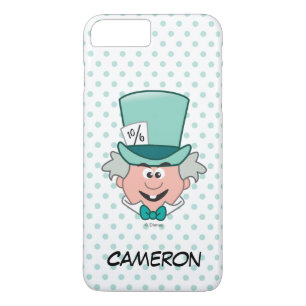 Alice in Wonderland Mad Hatter Emoji Your Name iPhone 8 Plus/7 Plus Case