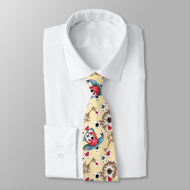 Alice in Wonderland Mad Hatter Neck Tie (Tied)