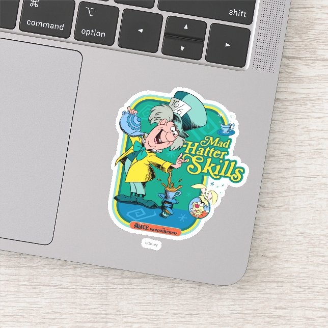 Alice in Wonderland | Mad Hatter Skills Sticker (Detail)