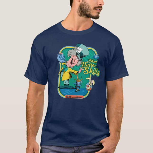 Alice in Wonderland | Mad Hatter Skills T-Shirt (Front)