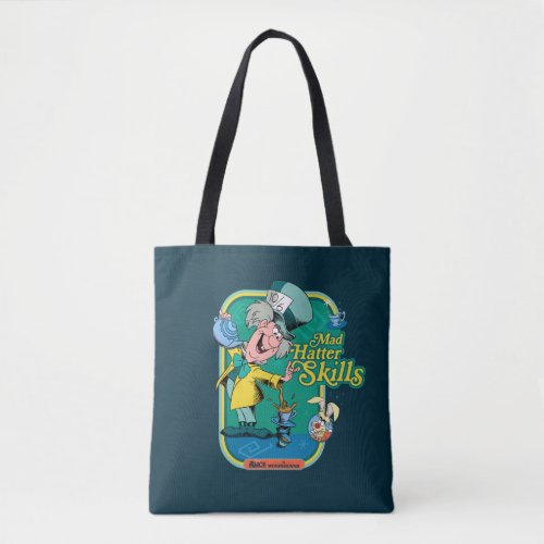 Alice in Wonderland  Mad Hatter Skills Tote Bag