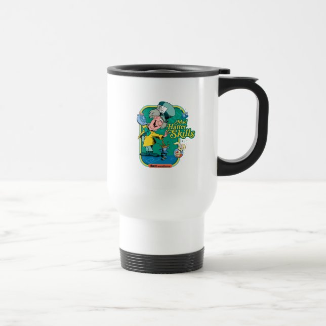 Alice in Wonderland | Mad Hatter Skills Travel Mug (Right)