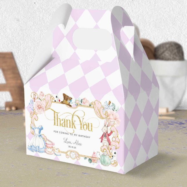 Alice in wonderland, mad hatter tea party mint fav favor boxes (Creator Uploaded)