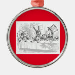 Alice In Wonderland Mad Hatter Tea Party Ornament at Zazzle
