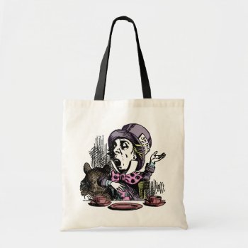 Alice In Wonderland Mad Hatter Tote Bag by gidget26 at Zazzle