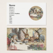 Alice in Wonderland Mad Tea Party Art (Front & Back)