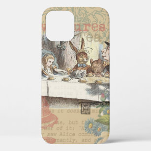 Alice in Wonderland Mad Tea Party Art iPhone 12 Case