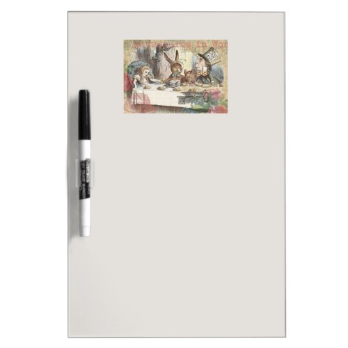 Alice in Wonderland Mad Tea Party Art Dry_Erase Board