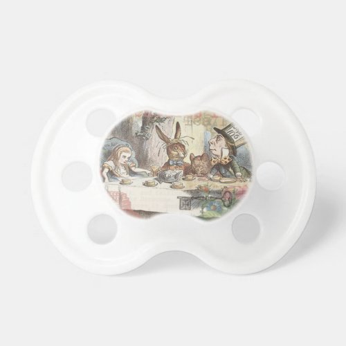 Alice in Wonderland Mad Tea Party Art Pacifier