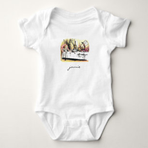 Alice in Wonderland Mad Tea Party Baby Suit Baby Bodysuit