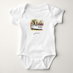 Alice in Wonderland Mad Tea Party Baby Suit Bodysuit