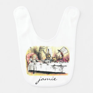 Alice in Wonderland Mad Tea Party Bib