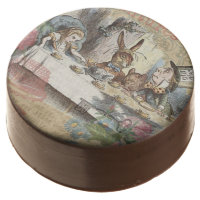 Alice's Mad-Tea Party, 1865, Alice's Adventures in Wonderland | Large Solid-Faced Canvas Wall Art Print | Great Big Canvas